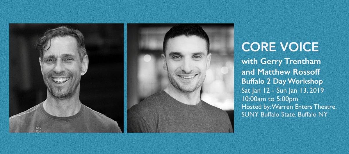 Teaching in #Buffalo with Matthew Rossoff #voice #song #actingtraining in January when Buffalo is most beautiful !