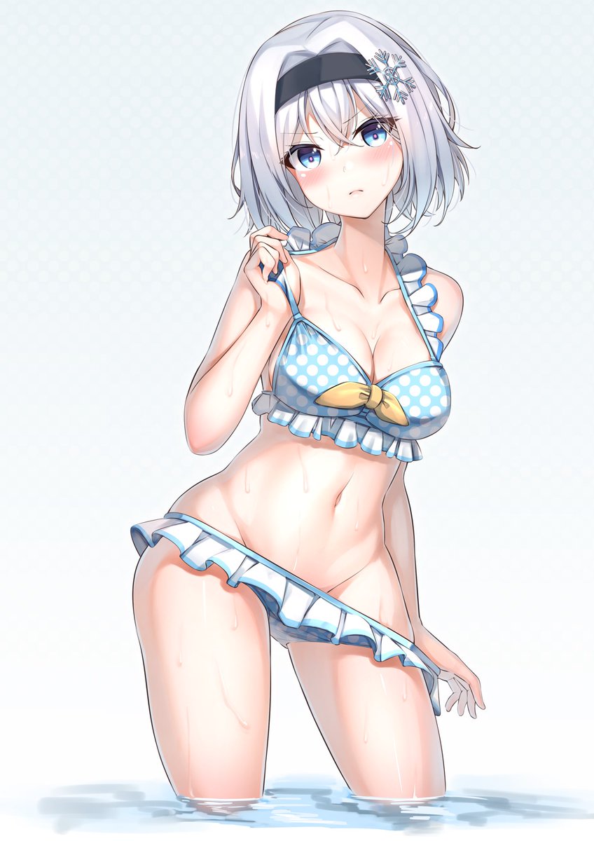 お題箱より 雛鶴あいちゃんの水着(パーカーなし)を着た姉弟子 