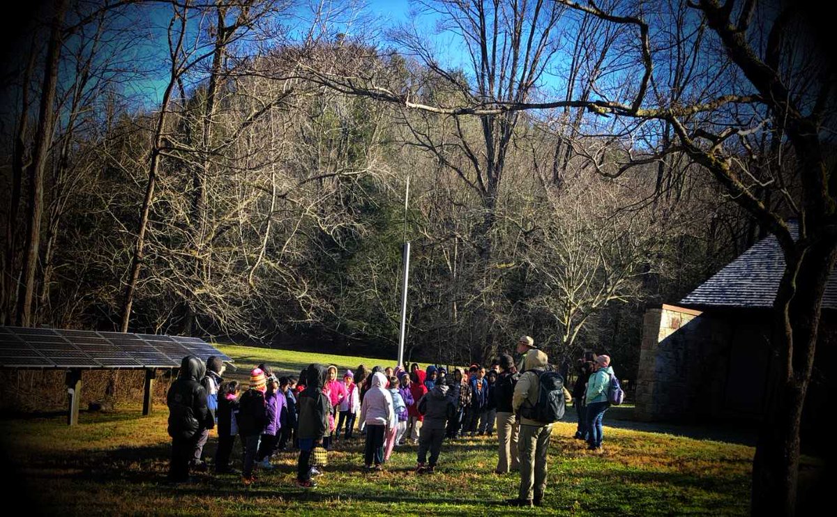3rd graders had a great adventure as they the Sugarlands Visitor Center. They were taken on a short hike. They learned about what a made up a habitat, learned about lichen, and visited a waterfall. It was a perfect day for a walk in the woods!