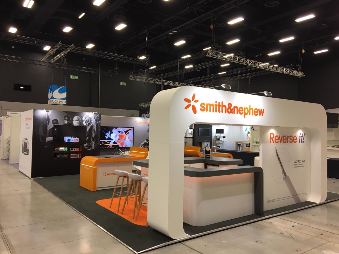 SmithNephewPLC's tweet photo. We're at #SFA18 at Strasbourg Congress Centre this week. Join us at Stand 36 for expert discussions, demonstrations of #FASTFIX and #WEREWOLF Don’t miss it ! https://t.co/tuNxwZ3Exp https://t.co/5hvUQT061B