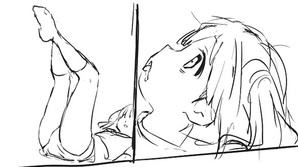 「ハイエ●ス3日後で腐っちゃう前にお山に埋め埋めしましょうね」というテーマで描いた漫画のひとコマ 