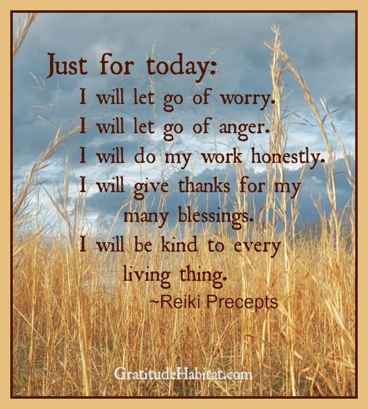 MindfulAngie's tweet photo. Just for today....#Reiki #ReikiLife #mindfullyaware https://t.co/Z4UExggXZ0