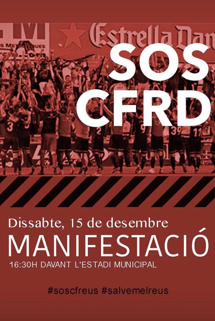 Us hi esperem! Tot pel Reus, fins a morir! ❤️⚫️