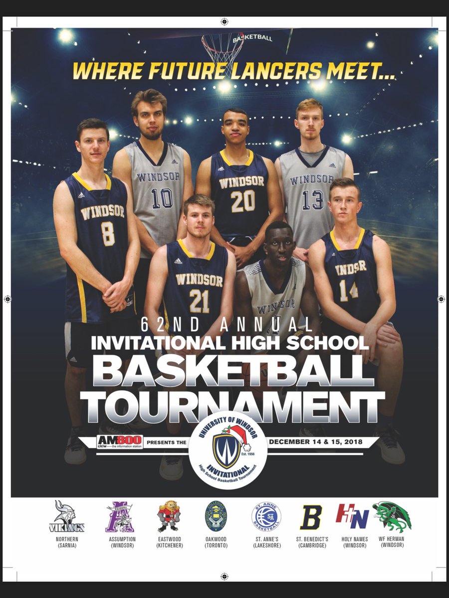 UofWHSBball's tweet photo. Here’s the cover of this year’s tournament program
@WECSSAA @cwossasports @WindsorHoops519 https://t.co/BN0iOEILG5