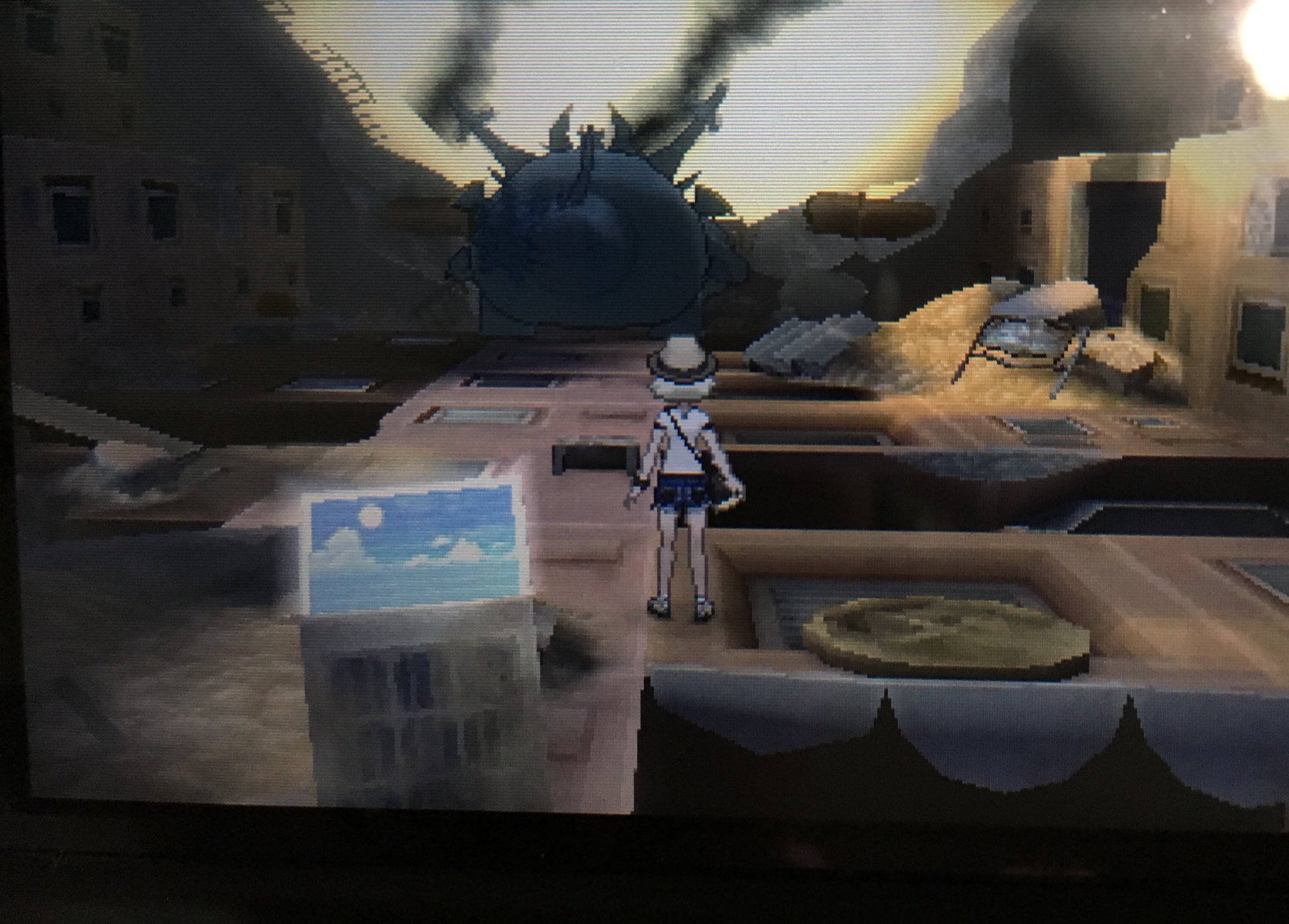 野月 ノツキ うわぁー 実際に見ると凄いなぁ アクジキングもデカイし ポケモンウルトラサンムーン ポケットモンスターウルトラサンムーン アクジキング ウルトラビルディング