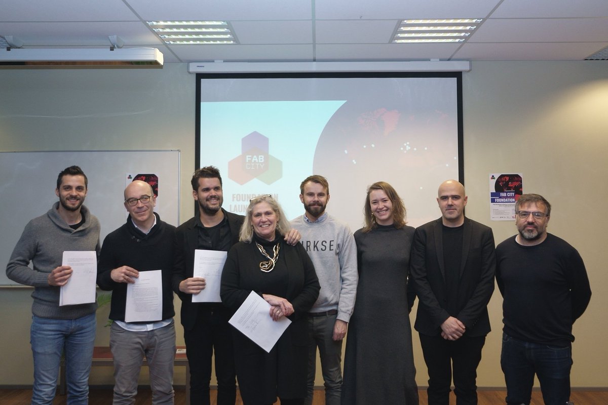 Launched it! Fab City Foundation has been launched in e-Estonia! Read all about it ---&gt; blog.fab.city/fab-foundation… #fabcity