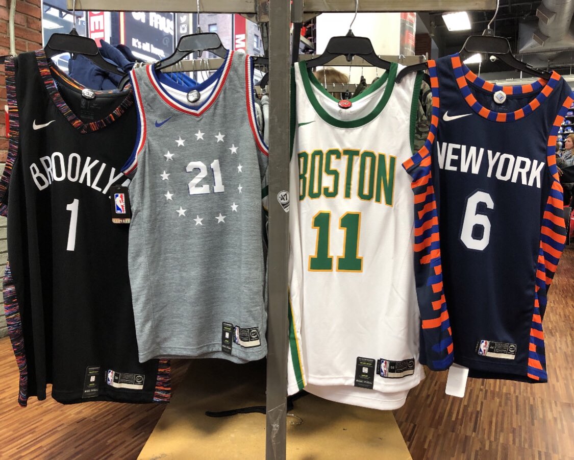 Modells's tweet image. 🚨THURSDAY JERSEY GIVEAWAY🚨 4 @NBA City Edition jerseys. 2 winners. 

RT, follow, and reply with your team’s GIF to win!!