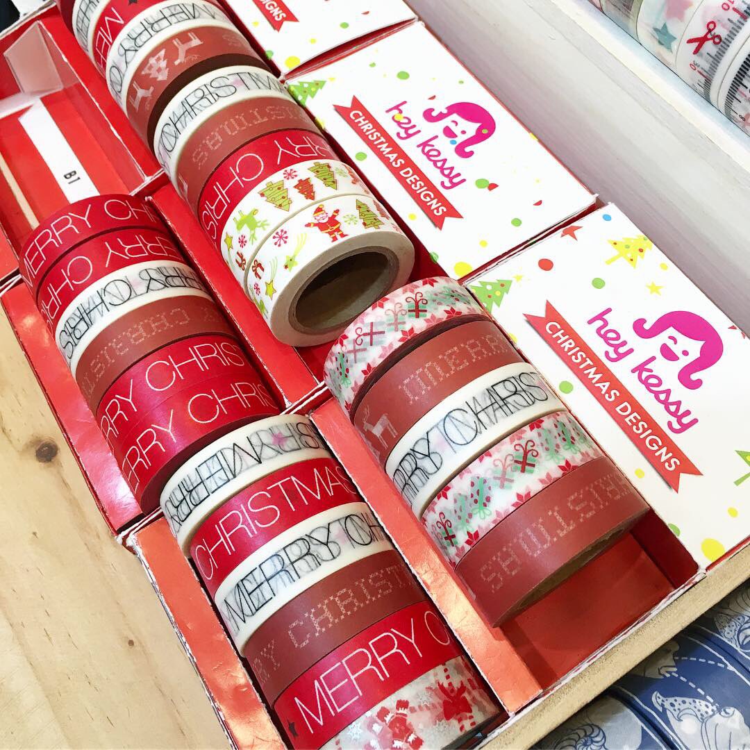 HeyKessy's tweet photo. Our Christmas washi tapes are here! Time to wrap those presents, ninongs and ninangs! 🌲🌲🌲 #HeyKessy #LetsBeMakers https://t.co/wBy8CV0WPr
