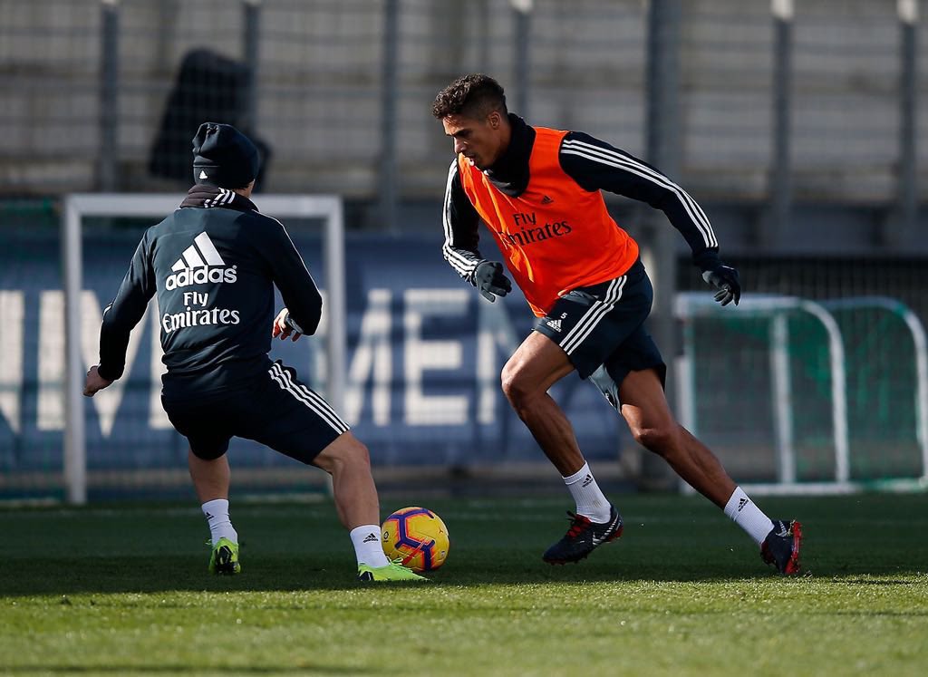 ⚽️💥 Training this morning !! #HalaMadrid @realmadrid