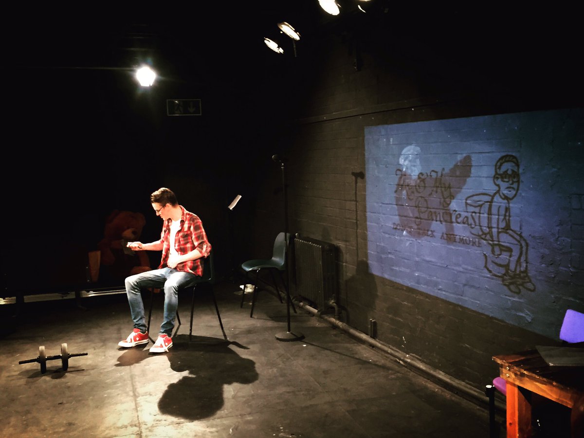MmmKayActor's tweet photo. Snapshot courtesy of @flexedfeet from my sharing last week @Ovalhouse with The Adult Company. Logo artwork by @SoupDetective 

#OnePersonShow #MeAndMyPancreas #Actor #Writer #Diabetes #ErectileDysfunction #MensHealth #TabooConversations https://t.co/DeMLfnSsy8