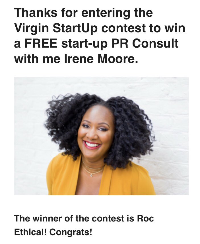 Super excited about winning this contest and most of all being mentored by this super talented lady <a href="/irenemoore_/">Irene Moore</a> thank you!!❤️#virginstartup #fashionrevolution #wear2care #ethicalfashion #ecofashion