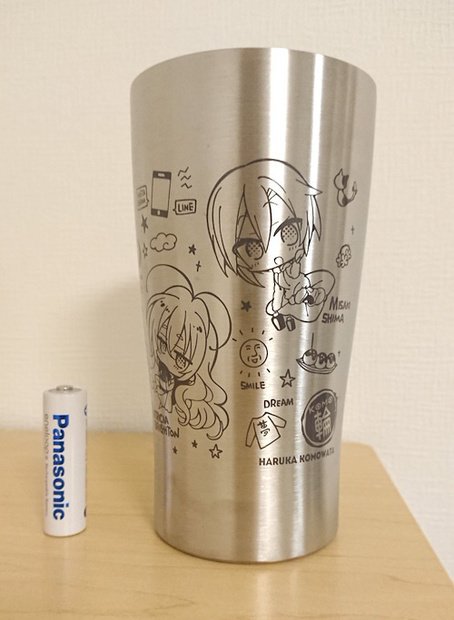 カクウフレンドタンブラー(イベント頒布予定なし)、土曜の23時ちょうどにBOOTHの販売ページ公開しようと思います。(1500円予定)もう倉庫にあるので発送は早いはず…多分すぐなくなる量なので欲しい方はお早めにお願いしますm(_ _)m 公開予定ページ→https://t.co/klYsoamMU4