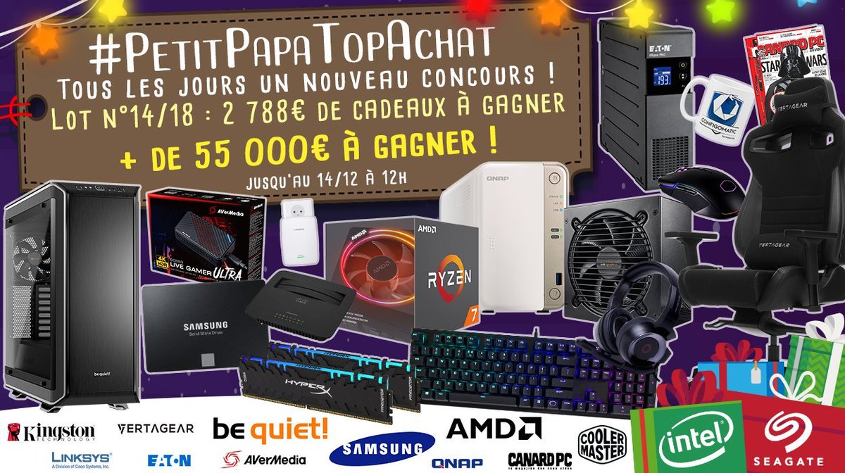 TopAchat's tweet photo. Le #Lot14  du #PetitPapaTopAchat est là 🔥🔥🔥

Go #RT 😱
Gooooo #RT 😱😱
Goooooooooo #RT 😱😱😱

https://t.co/BmDEb9mg2l https://t.co/lIFahtlua0