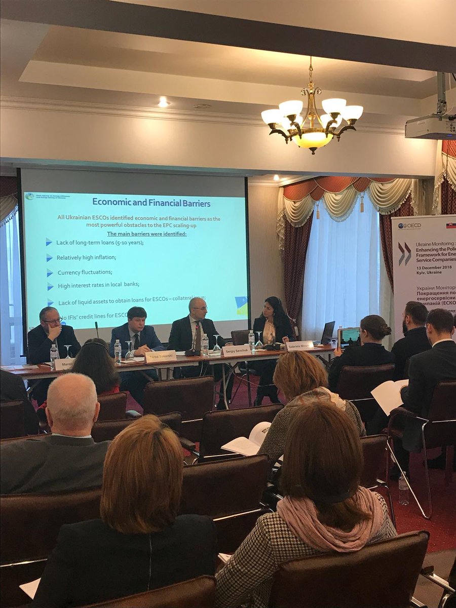 OECDeurasia's tweet photo. Today in #Ukraine we presented and launched the monitoring report of the policy framework for #energy service companies #ESCO under the leadership of #MinRegion and #SAEE 🇺🇦 Thanks to #Flanders & #Slovakia for support! https://t.co/vOyTUIOf8v