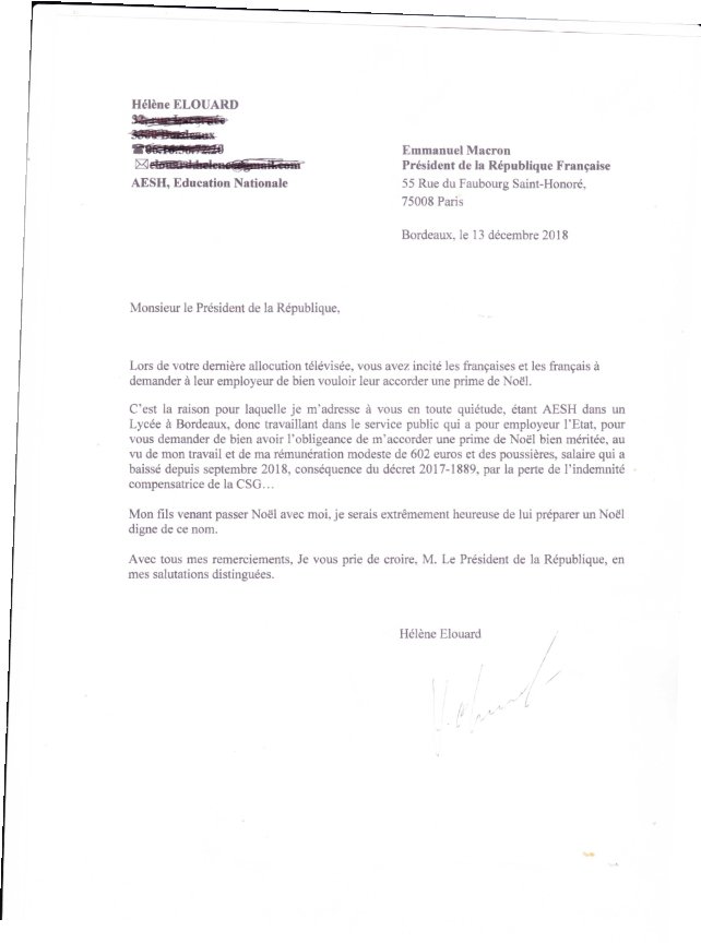 Je me suis fait plaisir, j'ai demandé une prime de Noël à mon employeur #AESH #Précarité #CGTEducation <a href="/jmblanquer/">Jean-Michel Blanquer</a>  <a href="/EmmanuelMacron/">Emmanuel Macron</a>