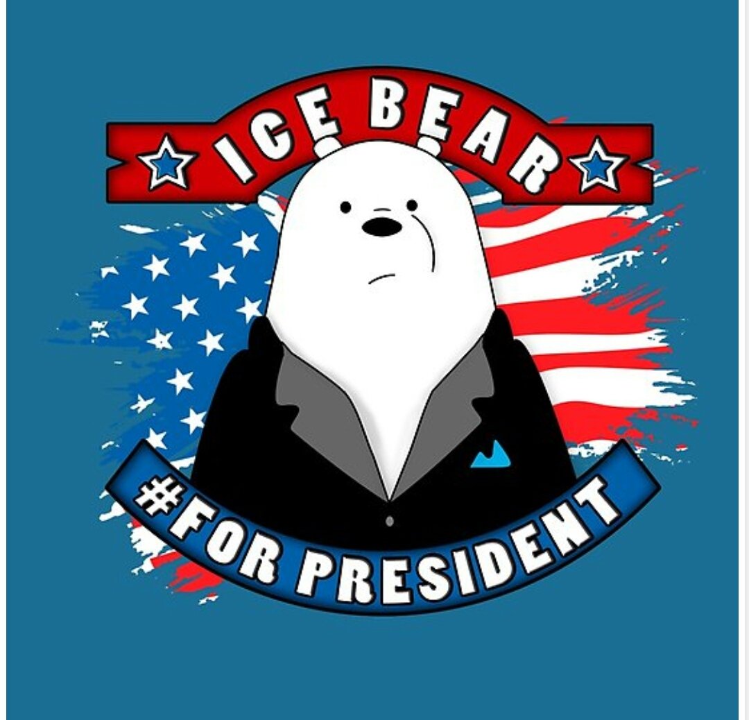 22leephat's tweet image. WE BARE BEARS BAKALAN ADA DI #NETTOON !!1!!1!

ICE BEAR FOR PRESIDENT!!1!1!1!!

@netmediatama