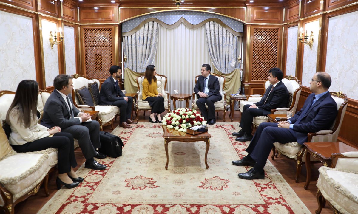 masrourbarzani's tweet photo. I met @NadiaMuradBasee and was touched by her advocacy on behalf of the resilient Yezidi people. I support her mission for a safe and dignified future for all Yezidis and the return of displaced families to their ancestral homes- mb. https://t.co/bhqPSd1p3i https://t.co/6TgYqGtRhm
