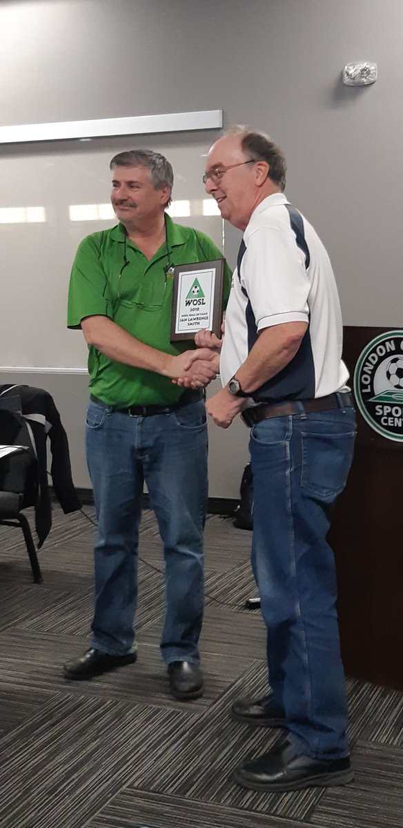 LEFC2005's tweet image. Congratulations to our manager Ian Smith who was recognized on Sunday for his contributions to our club and @WOSLSWONT over the past 15 years