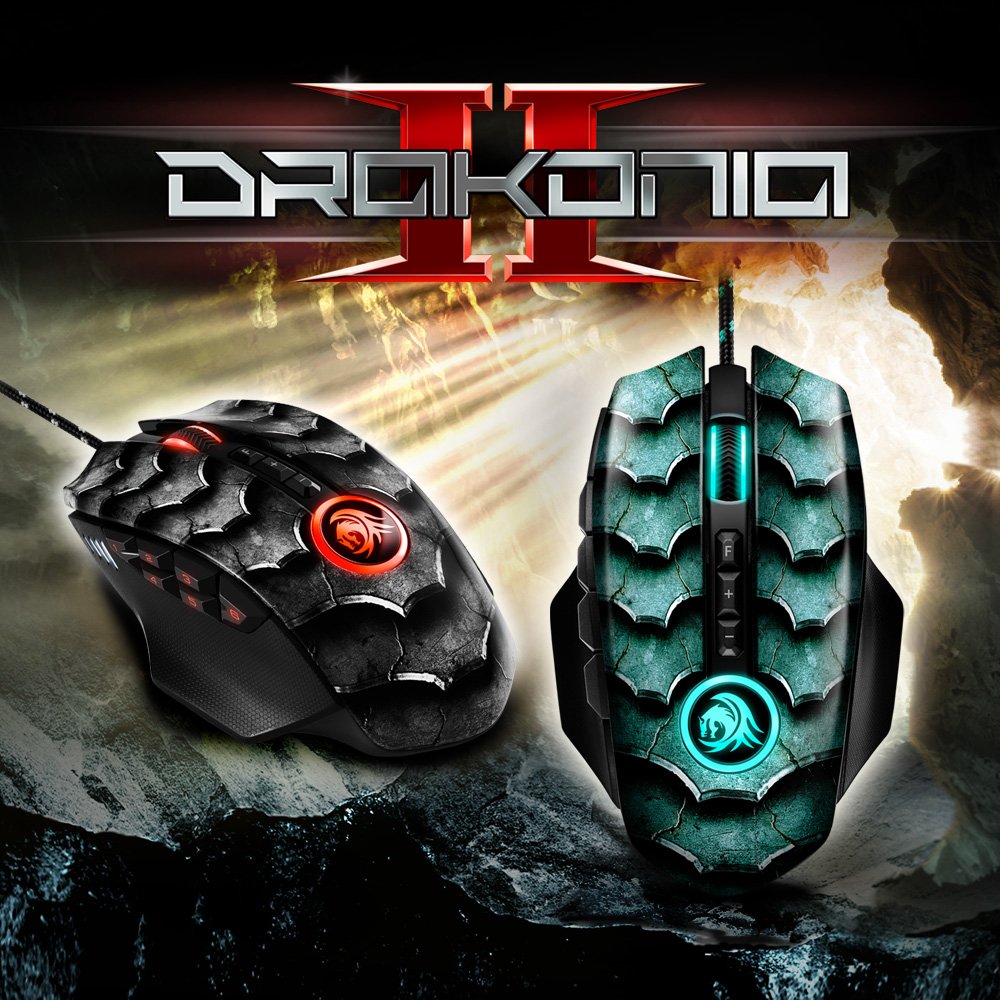 SharkoonNews's tweet photo. Rebirth of a legend! Our most popular gaming mouse has been updated with a high-performance PixArt 3360 optical sensor, 12 programmable buttons, 15K DPI and RGB. Available in green and black versions. #Sharkoon #drakonia #gamingmouse #opticalgamingmouse #gamer #therebedragons https://t.co/qYGE35bGlp