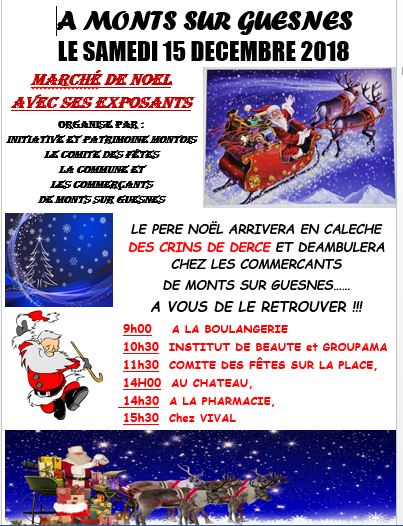 Loudunet's tweet photo. Retrouvez ce week-end, les #MarcheDeNoel de #Loudun, (15 et 16 déc) et de #Monts-Sur-Guenes (le 15 déc) @Melusine86 https://t.co/YkGHE5ruW5