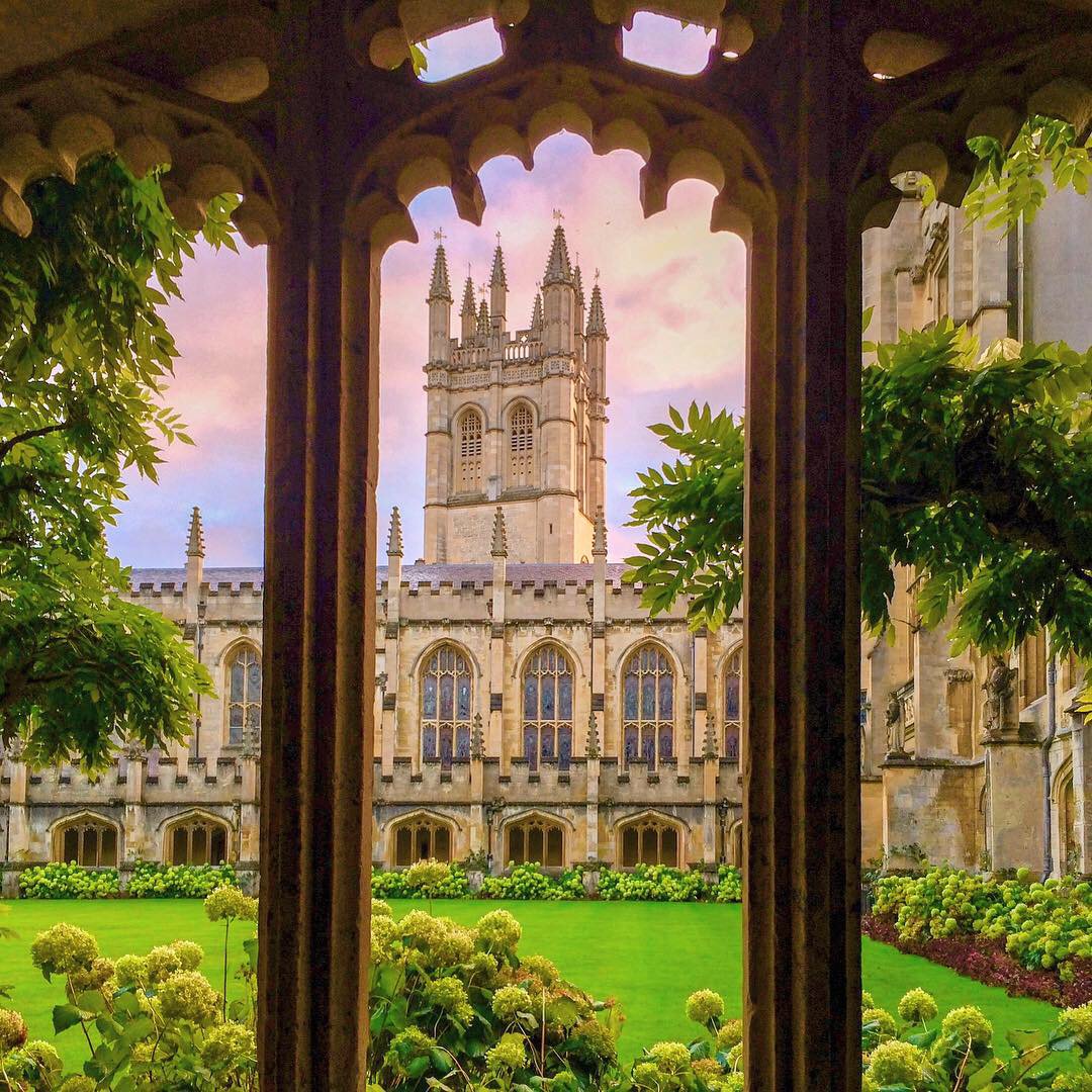 OxfordGradStudy's tweet image. Neon summer and magical winter #tbt, through the frame of @magdalenoxford cloisters and the lens of our grad students
#magicmagdalen 

☀️🌳 Gaia Bencini (MPhil)
❄️🎄 Nat Ware (DPhil)