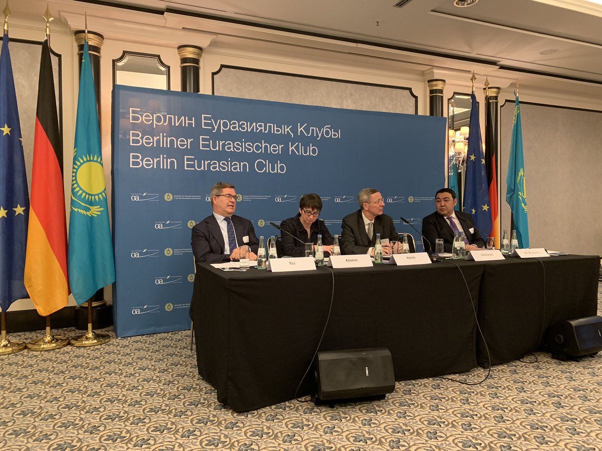 25. Sitzung des Berliner Eurasischen Klubs #CaspianSea #BEK <a href="/OstAusschuss/">Ost-Ausschuss der Deutschen Wirtschaft e.V.</a> <a href="/kas_botschaft/">Kazakh 🇰🇿 Embassy in Germany 🇩🇪</a>