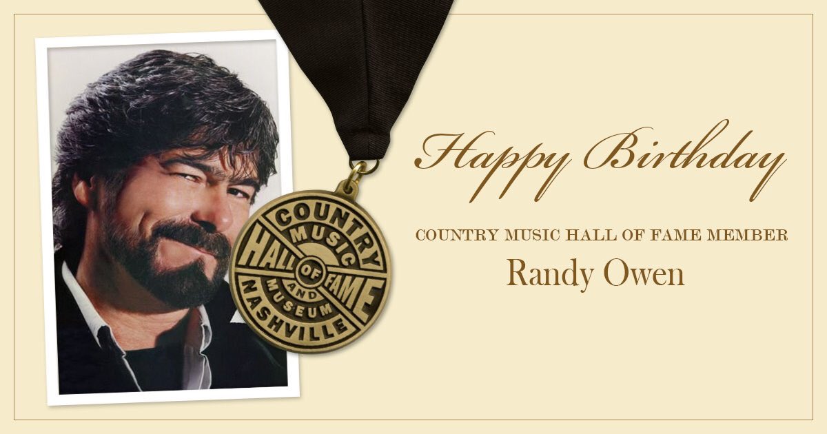 Happy Birthday to RCA & Alabama s Randy Owen!  