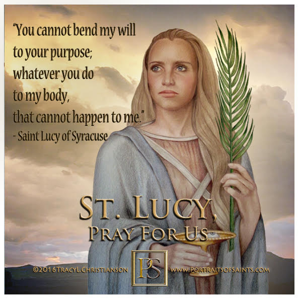 Happy #Feastday #StLucy Patron of #theblind, #martyrs,#Perugia, #Italy, epidemics, #salesmen, #throatinfections, & #writers she was a authentic heroine,  an abiding inspiration for you & for all Christians. #prayforus  bit.ly/2LiJOr6