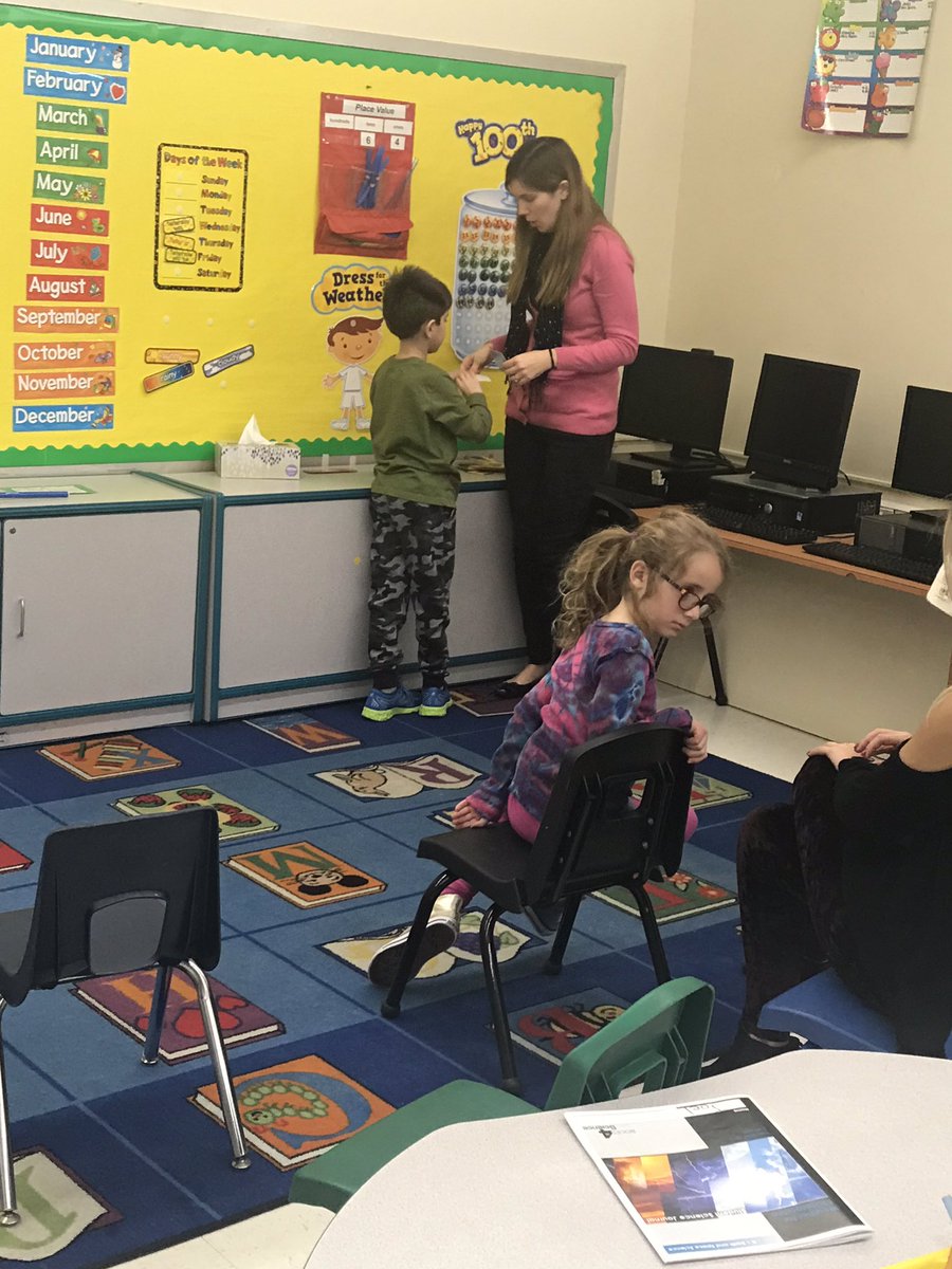 Fun morning calendar in Mrs. Marvullo’s class