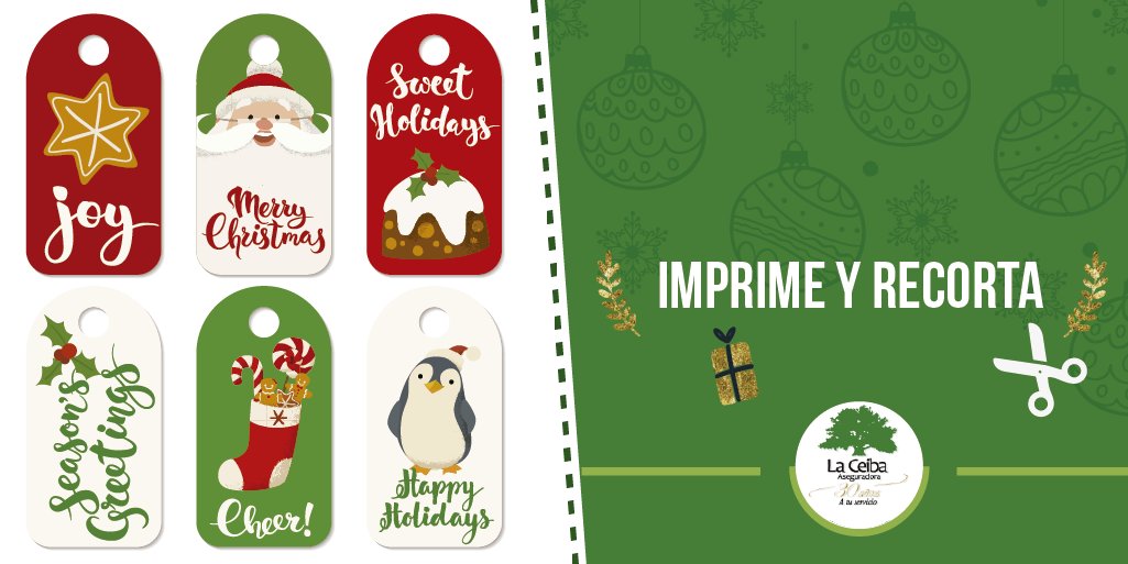 aceiba's tweet photo. ¡Etiquetas para tus los regalos de estas fiestas!

Imprime, recorta y listas para tus empaques navideños. https://t.co/2RkJpXP3CC