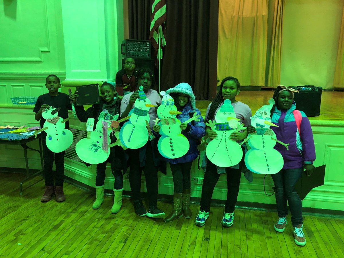 PhilaPAEP's tweet photo. We have been having a blast attending our #STEAMAfterSchool winter showcases this week! Our students are *snow* talented! #21CCLC #STEAM #ArtsEd #WinterShow https://t.co/r4z0S3LoMO