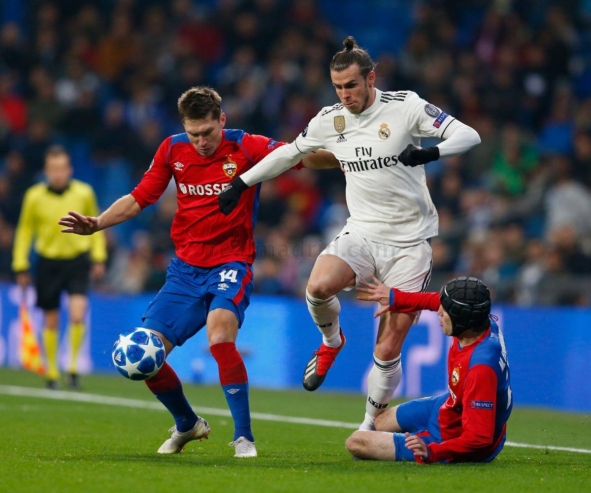 El @realmadrid ha comenzado a preparar en la #CiudadRealMadrid el próximo partido de @LaLiga frente al @RayoVallecano. @GarethBale11 no se ha podido entrenar con el resto de sus compañeros por culpa de la torcedura de tobillo que sufrió en el partido de #LigaDeCampeones de ayer.