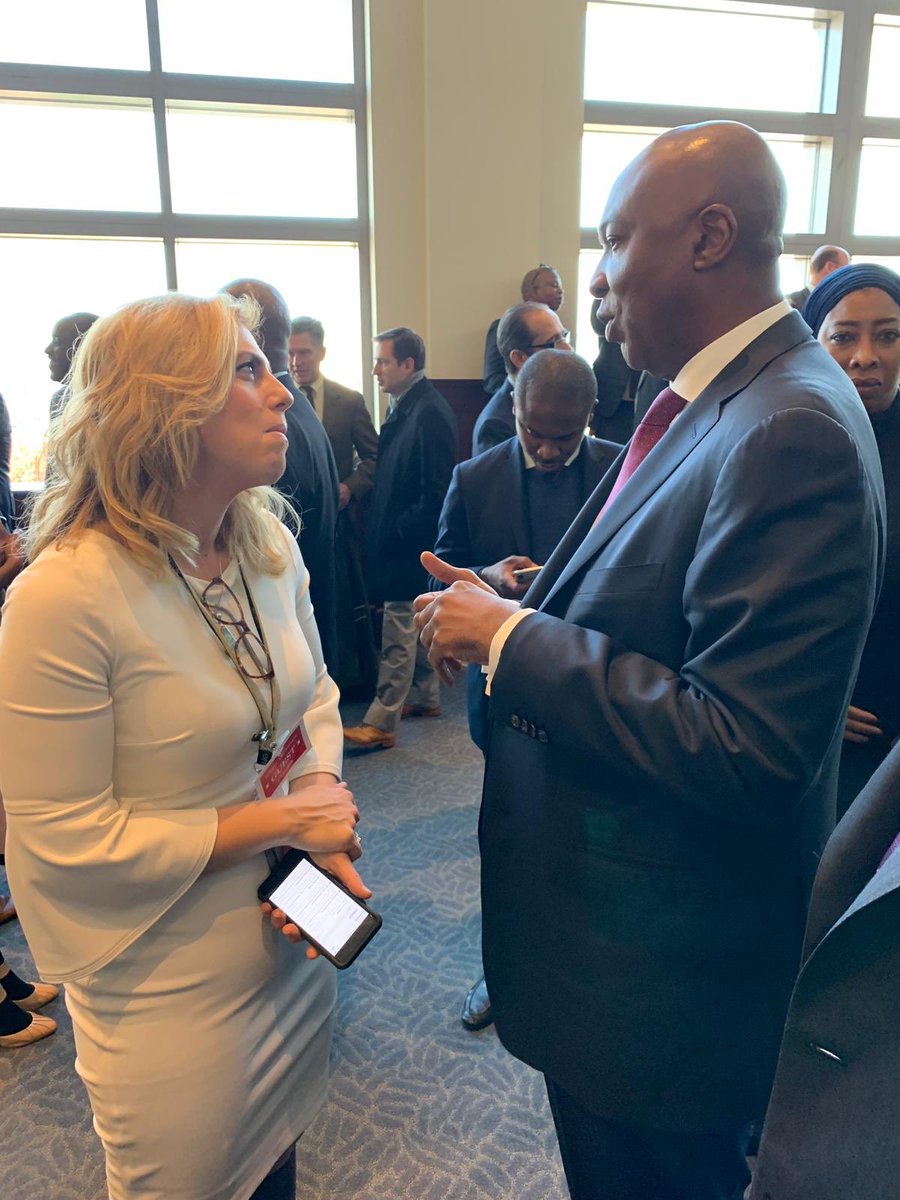 SP8thNGRSenate's tweet photo. PICTURES: President of the Senate, Dr. Abubakar @BukolaSaraki, at the launch of U.S. President, @RealDonaldTrump’s, strategy for Africa, which was unveiled to the public today. https://t.co/gnRtJvdyT5