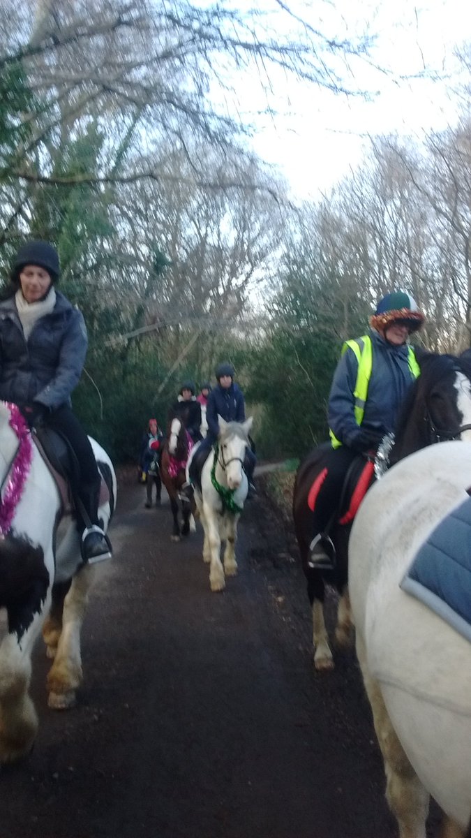 WellgroveRda's tweet photo. Today as a treat for our volunteers they went for a Xmas hack! Some have not ridden for many years. Merry Xmas &amp; Thank you for all your support! 🎅💓🎅 https://t.co/gjRrvvNOV6