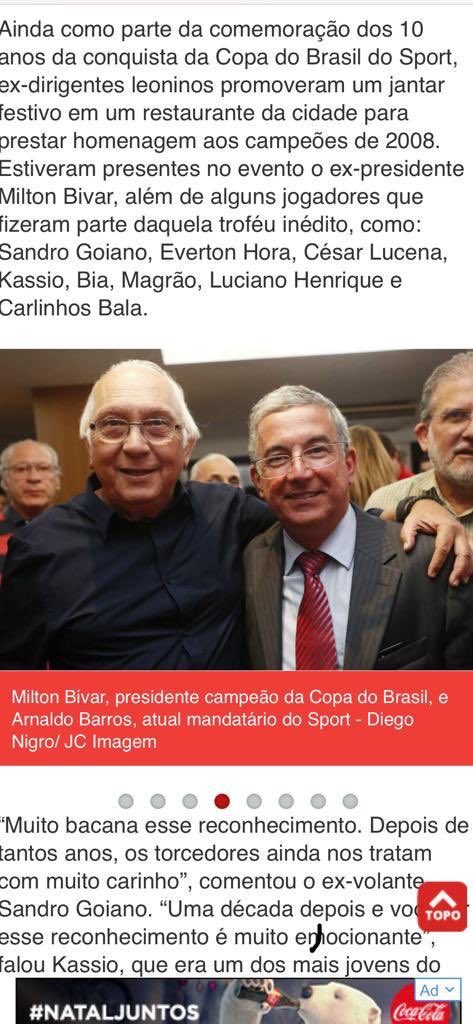 Em fevereiro, MB cogitou assumir o futebol do Sport. Em junho, estava ao lado de Arnaldo Barros 👇🏼. Quem é o candidato da situação mesmo? 🤔 #chapa3sport é a única oposição de verdade, o Movimento Uma razão para viver que vai tirar os dinossauros do poder do Sport!