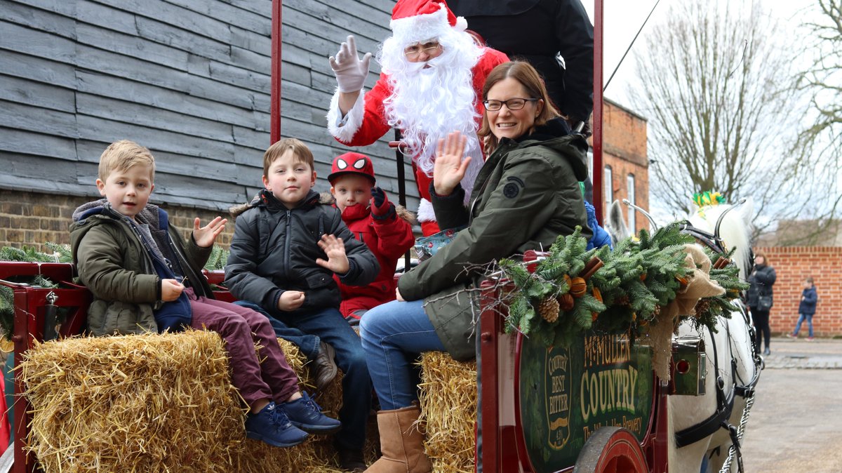 McMullens_pubs's tweet image. Just heard from Santa Fergus Claus who will be back again this year in #Hertford on Christmas Eve taking students from the local school for a ride on our Dray! We'll be parading from 11am handing out sweet treats for little ones and something stronger for the adults!