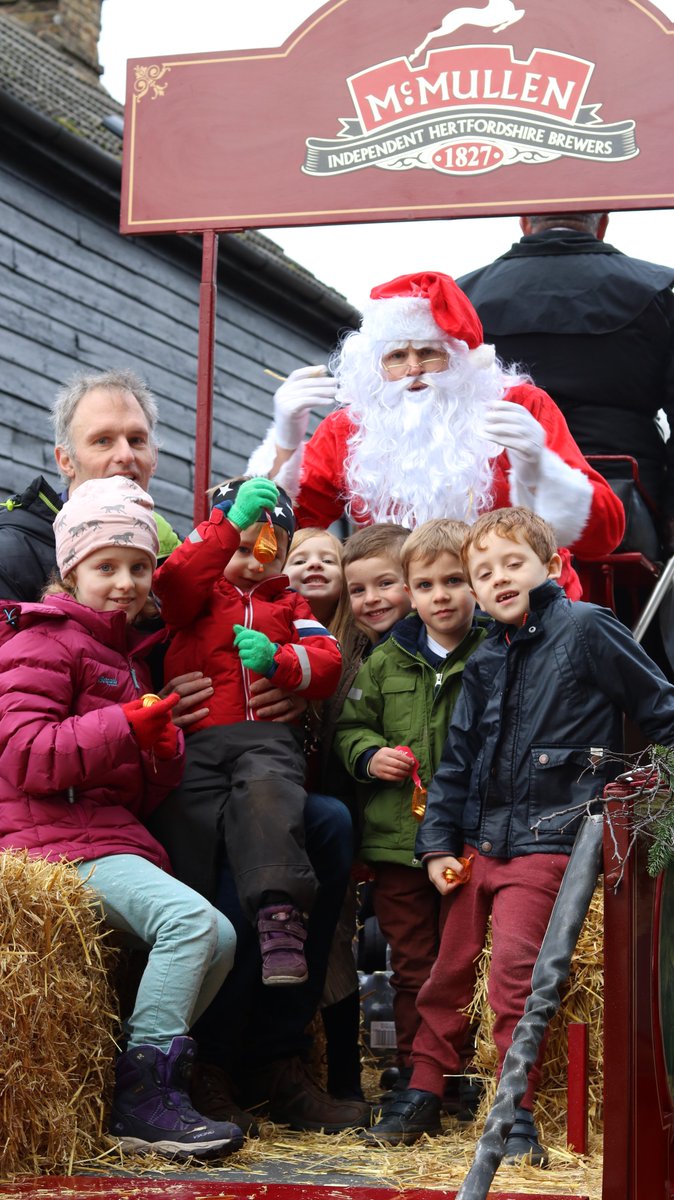 McMullens_pubs's tweet image. Just heard from Santa Fergus Claus who will be back again this year in #Hertford on Christmas Eve taking students from the local school for a ride on our Dray! We'll be parading from 11am handing out sweet treats for little ones and something stronger for the adults!