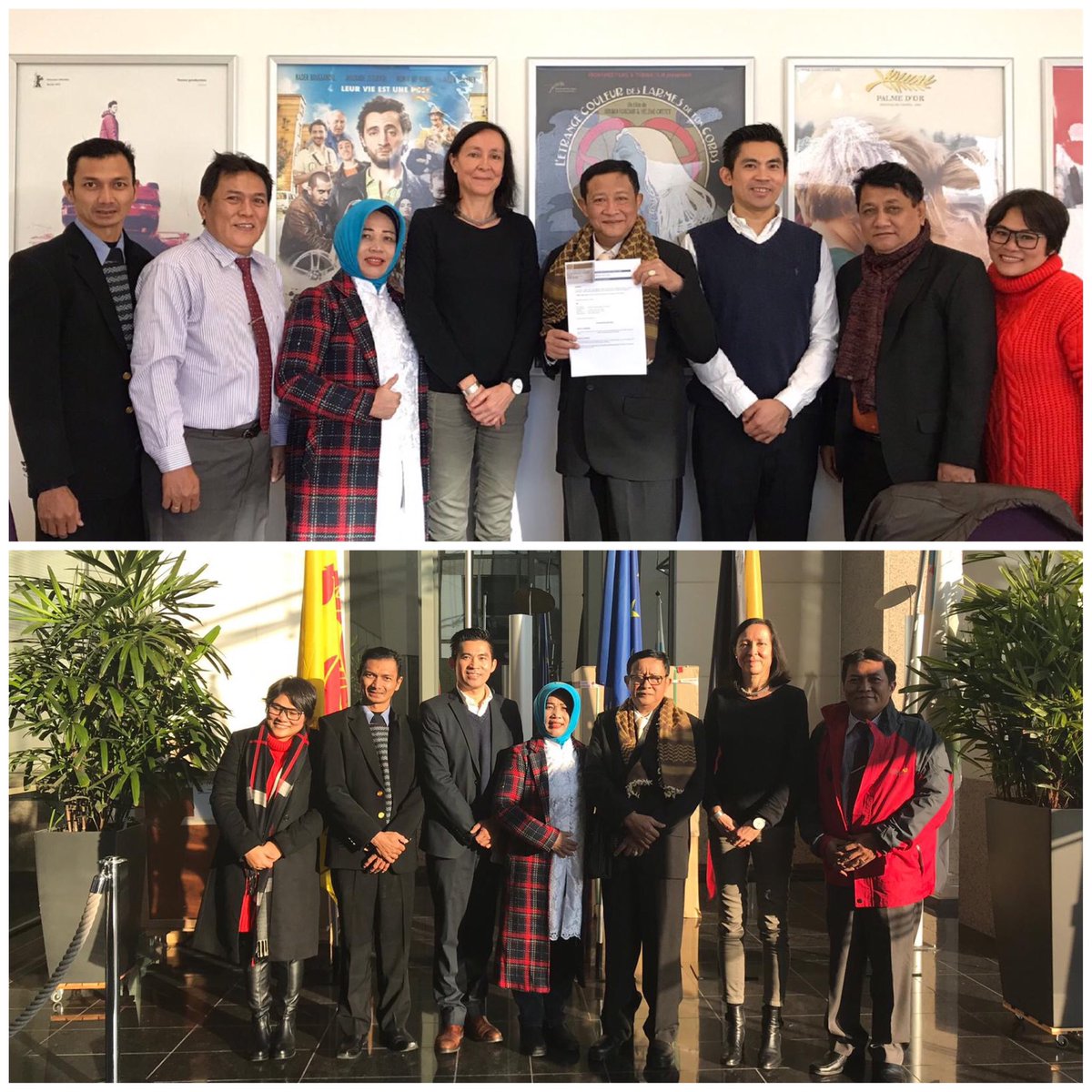 Courtesy meeting between #AWEX Asia-Pacific and the City of #Tegal, Central Java #Indonesia and signature of the agreement for participating in the Welcome Office program from #Wallonia to bridge our mutual companies #trade #multilateralism