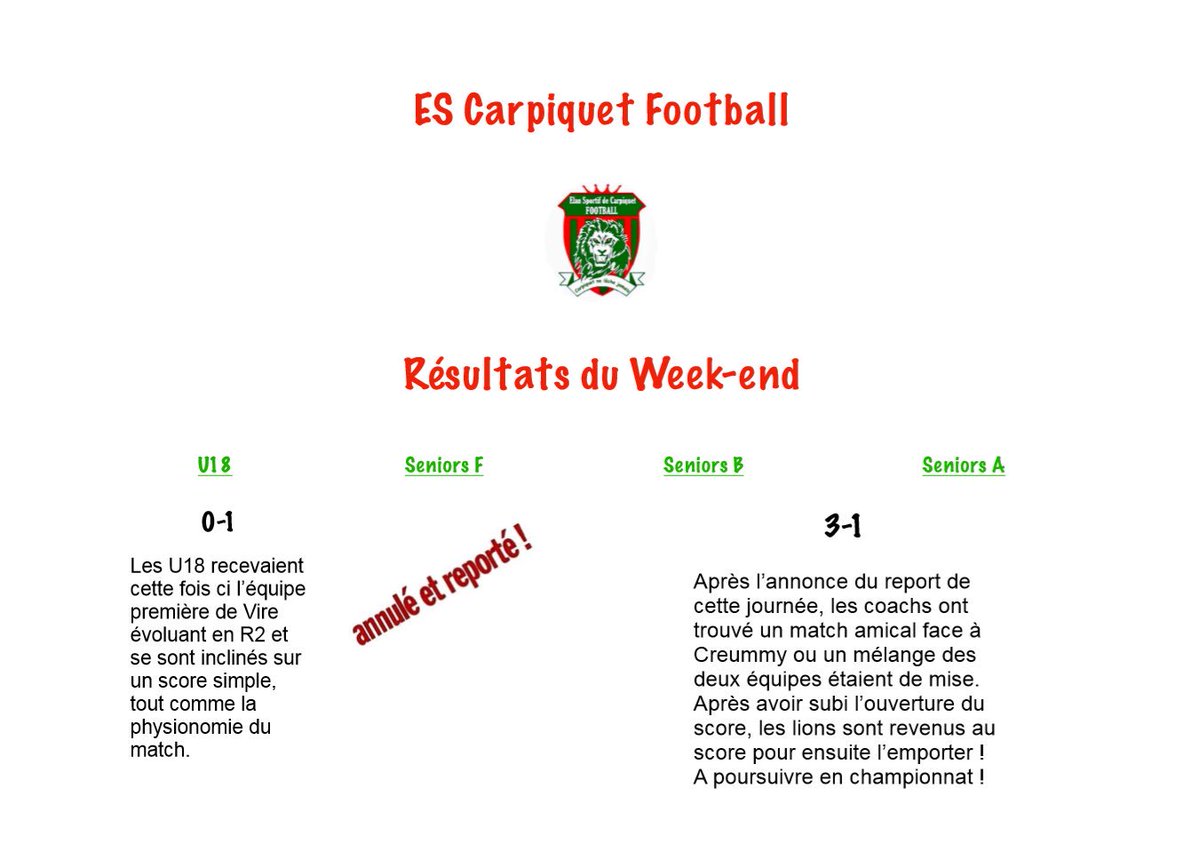 ES Carpiquet Football tweet media