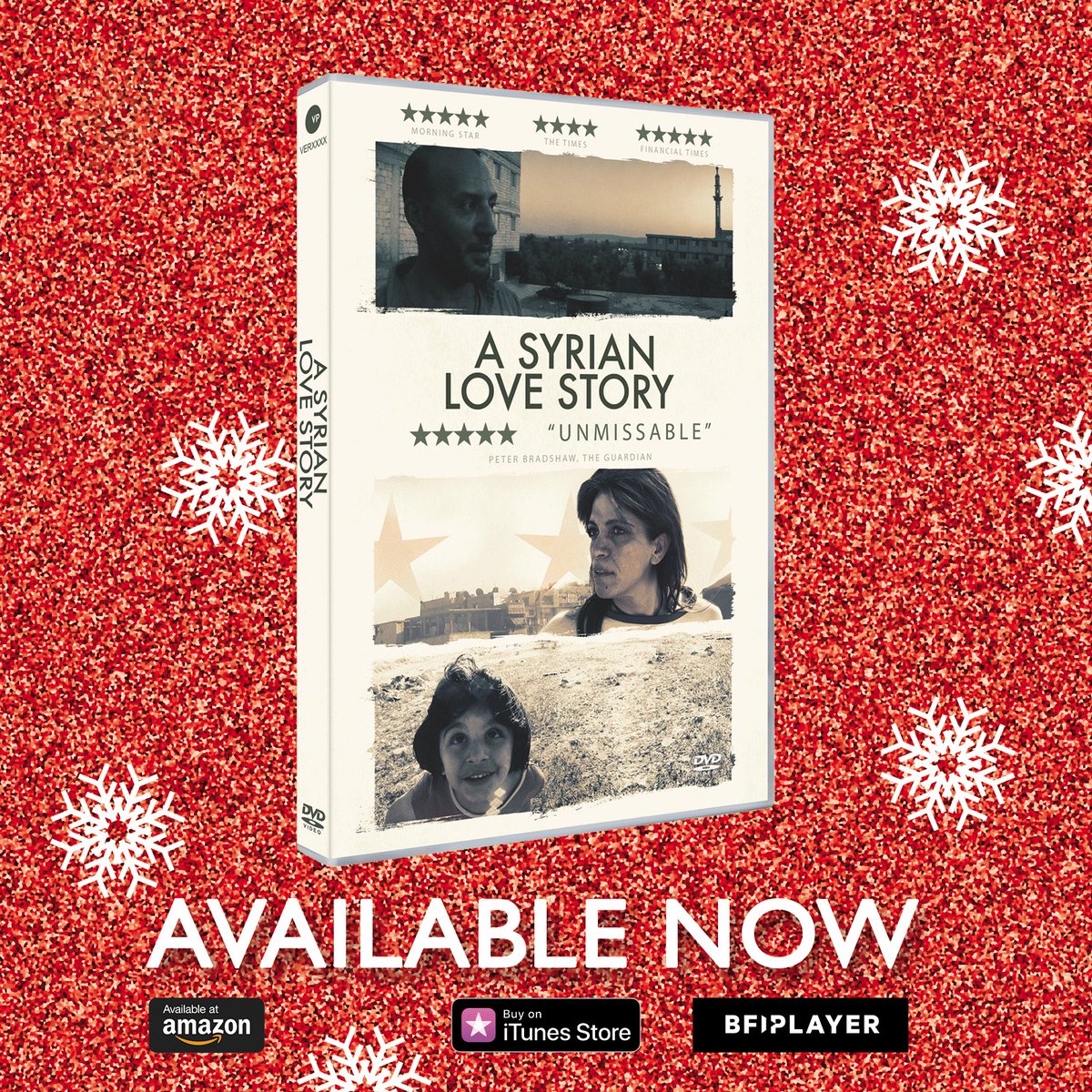 If you're stuck for meaningful Christmas gifts, A SYRIAN LOVE STORY is available on DVD (<a href="/amazon/">Amazon</a>, <a href="/hmvtweets/">hmv</a>, <a href="/FOPPofficial/">foppofficial</a>)