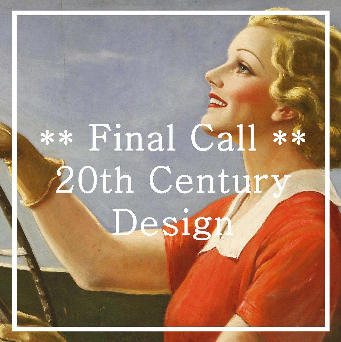 swordersfineart's tweet photo. There is still time to enter items for our 20th Century Design auction in the New Year! Entries close tomorrow (Friday 14 December). Please contact johnblack@sworder.co.uk to discuss #InvitingEntries #FinalCall #Design #20thCenturyDesign #DesignAuction #January2019 https://t.co/TYTvj0njYW