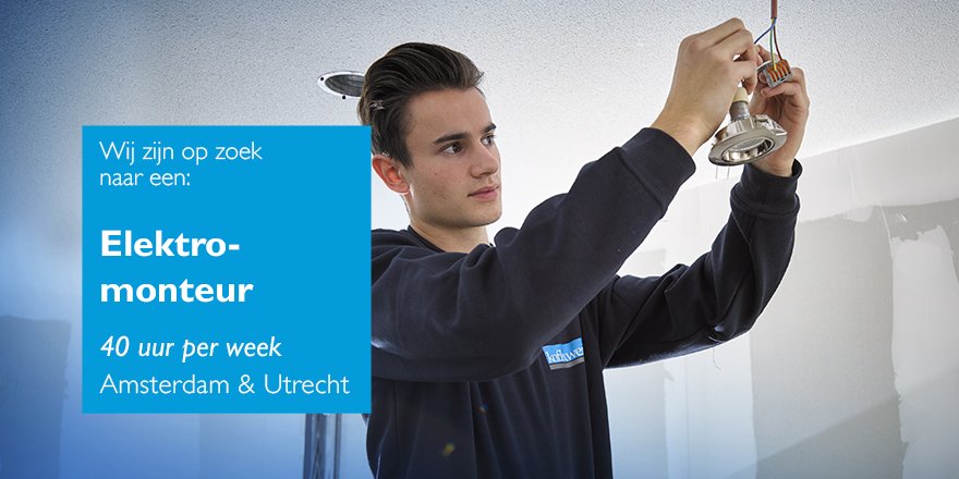 Koflexwerk's tweet photo. Wij zoeken #elektromonteurs in regio #amsterdam en #utrecht voor diverse leuke projecten. Wil je meer informatie over de projecten en werkzaamheden? Neem contact op via 088 74 70 240 of mail naar Zaandam@koflexwerk.nl
#techniek #vacature #elektro #elektromonteur #monteur https://t.co/gP8RXyUVgp