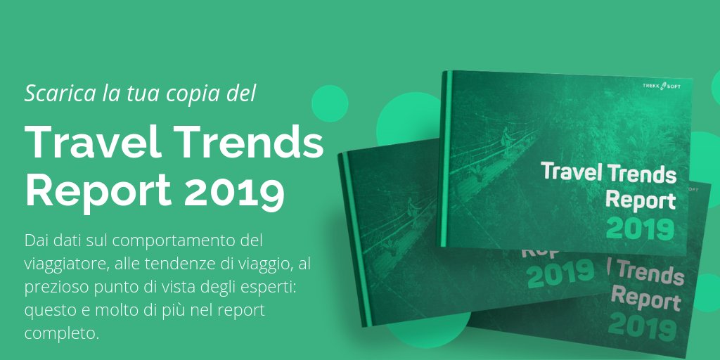 Grazie mille a tutti i 73 partecipanti in diretta al nostro #TravelTrends Webinar di ieri con <a href="/viaggiovero/">Cristiano Guidetti</a> ;)🙂 Qui potete ascoltare la registrazione: hubs.ly/H0fKhg90
Finalmente è disponibile anche il TTR 2019 in italiano. 💥 Leggilo qui: hubs.ly/H0fVmwf0