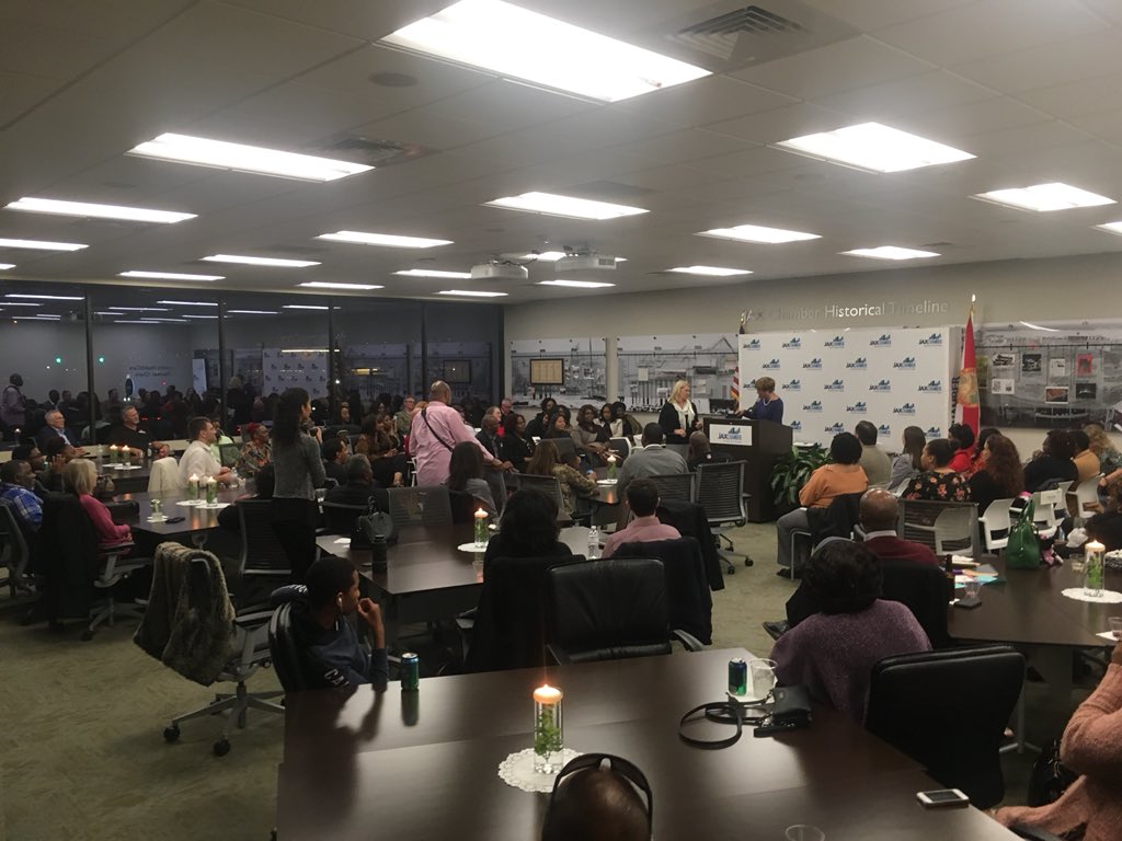 DocCLR's tweet photo. About last night...we celebrated our 9th #JAXBridges Cohort. What an amazing run we've had @JAXChamber cultivating entrepreneurship in Northeast Florida. https://t.co/X8hRxzfuV1