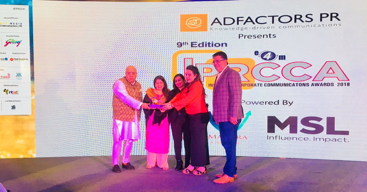 mediamantrapr's tweet photo. A glittering Bronze for our campaign in #PublicAffairs ‘IVCA- Promoting Private Capital Ecosystem in India’. #IPRCCA #IPRCCA2018 @e4mevents https://t.co/6o4pESsHIY