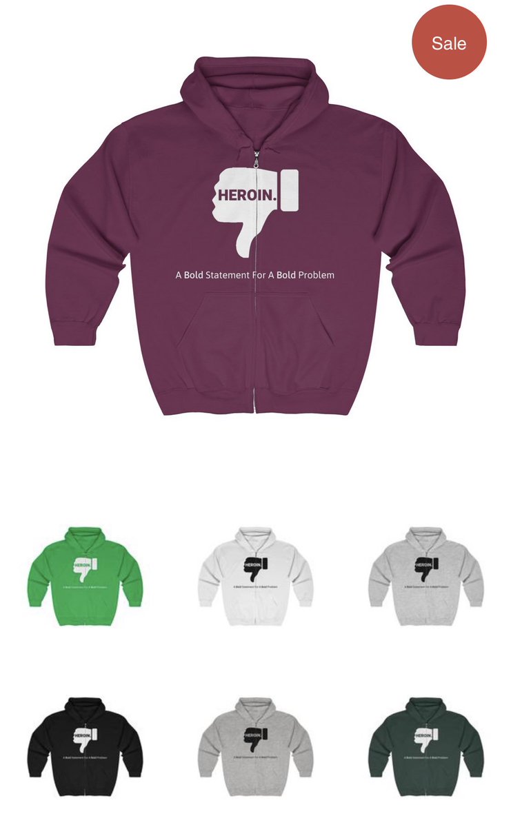 Check out this product! #ThumbsDownToHeroin On our store you can find this item and many others, and a portion of all proceeds help support the rehabilitation, recovery, and prevention of opioid victims! 
Our store can be found at: kickaddiction.store