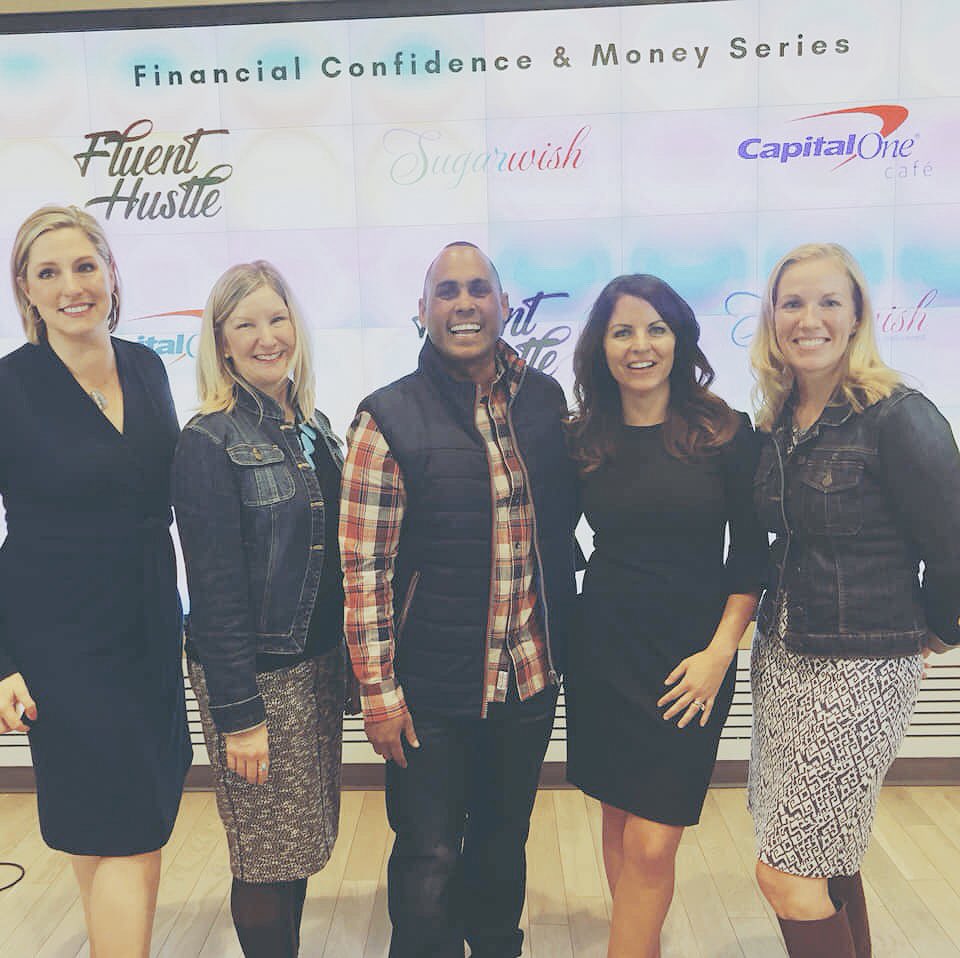speakhustle's tweet photo. Yesterday we finished another show with @capitalone for our #FinancialConfidence &amp; #Money series at @CapitalOneCafe in #Denver.

Thank you to @Sugarwishgirl, @MoneyMojoCoach, and @CityofDenver for being part of this wonderful experience! https://t.co/jRxEevUtDC