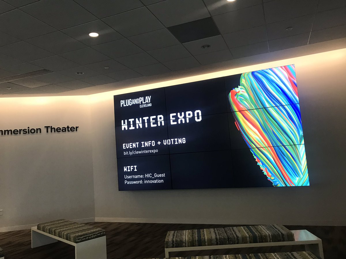 pnphealth's tweet photo. ‘‘Twas the morning of EXPO and all through the suite, the AV team was prepped, and not a stray seat. #plugandplaycle #clewinterexpo #thisiscle https://t.co/eskBwgN7UR