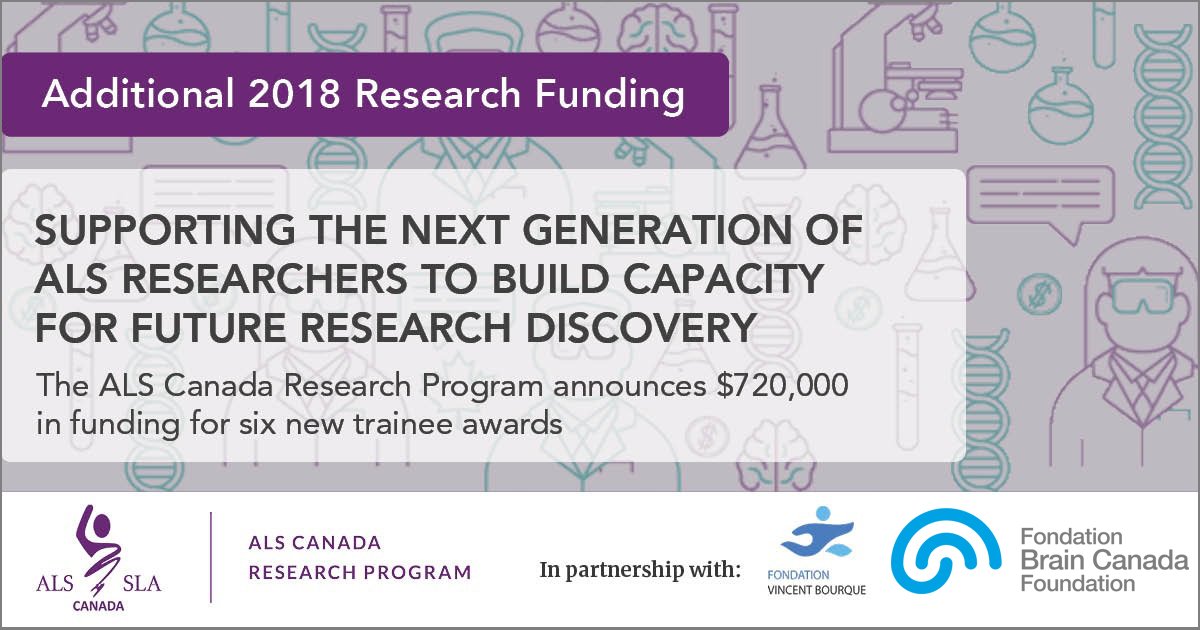 ALSCanada's tweet photo. We are grateful for a new partnership with La Fondation Vincent Bourque that was realized shortly before his passing to make one of these awards possible as part of his legacy: https://t.co/7IP8sNHRLJ https://t.co/ZopCNhsJlI