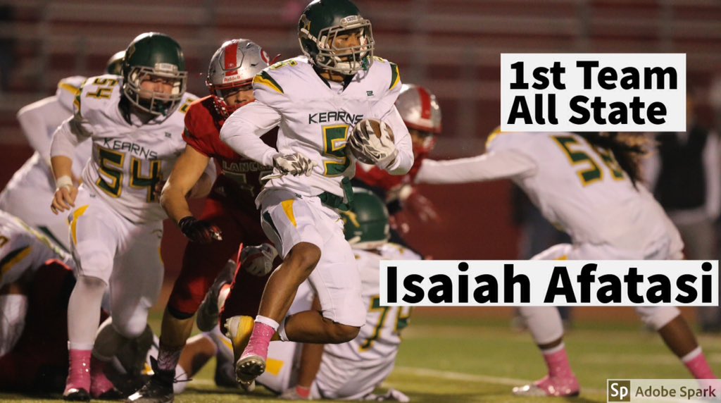 Kearns_Football's tweet photo. Congrats to our guy Isaiah Afatasi @IAfatasi #ktownfootball https://t.co/T1c970KDuf